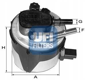 UFI 55.170.00 FILTR PALIWA FORD FOCUS 1.6 TDCi