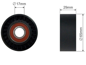 FT44554 ROLKA NAPINACZA PASKA MICRO-V FIAT DOBLO 00- 1.9 JTD