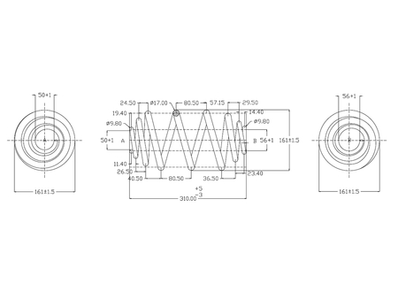 FT12250 SPRĘŻYNA ZAWIESZENIA TYŁ RENAULT TRAFIC 01-