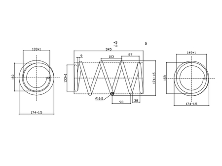 FT12223K SPRĘŻYNA ZAWIESZENIA PRZÓD L/P FIAT DUCATO 06-/14- 30/33/35Q LIGHT