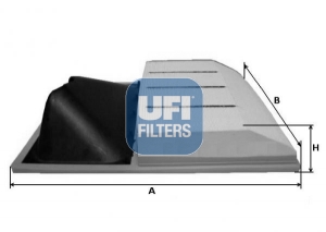 UFI 30.629.00 FILTR POWIETRZA IVECO DAILY 06> 12> 2.3