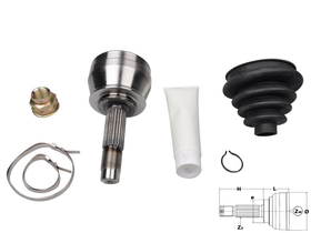 FT25076K PRZEGUB HOMOKIN FIAT PALIO/SIENA 97> 1.2/1.6