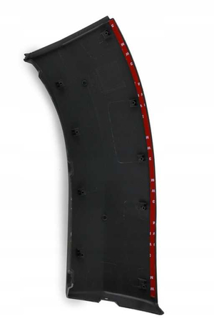 FT90891 NAKŁADKA ZDERZAKA FIAT DUCATO 14> PRZÓD LE BLACK CZARNA