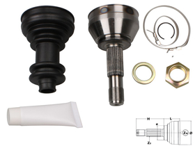 FT25001K PRZEGUB NAPĘDOWY HOMOKIN FIAT DUCATO 94> ZEWNĘTRZNY