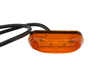 FT87312 LAMPA OBRYSOWA POMARAŃCZOWA LED FIAT DUCATO 06-/14- OWALNA