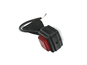 FT87363 LAMPA OBRYSOWA LEWA LED FIAT DUCATO 06- 14- BIAŁO-CZERWONA TRUCK  KWADRAT