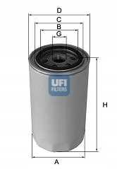 UFI 23.436.00 FILTR OLEJU AUDI A3 1.6/VW CADDY 1.6/ JETTA 2.0 11>