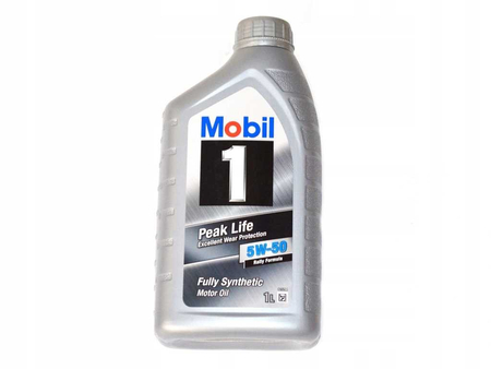 MOB 0007 OLEJ SILNIK -  5W50 MOBIL 1 PEAK LIFE 1L