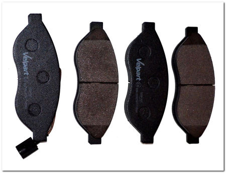 VCBP107 KLOCKI HAMULCOWE PRZÓD FIAT DUCATO 02- 1-CZUJNIK 12/15/17Q LIGHT