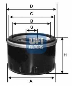 FILTR OLEJU FIAT UNO 1.4/1.6>94