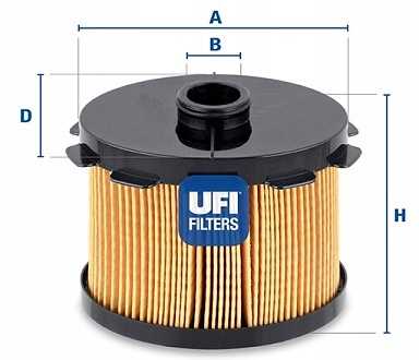 UFI 26.688.00 Filtr Pal Scudo Berlingo 1.9 D 98> 9628890680