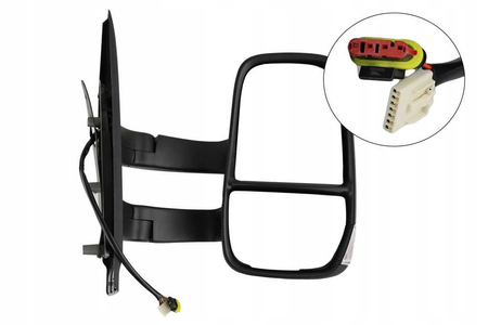 VS 12.488 LUSTERKO IVECO DAILY 14> ELEKTR DŁUGIE PR PODGRZEW