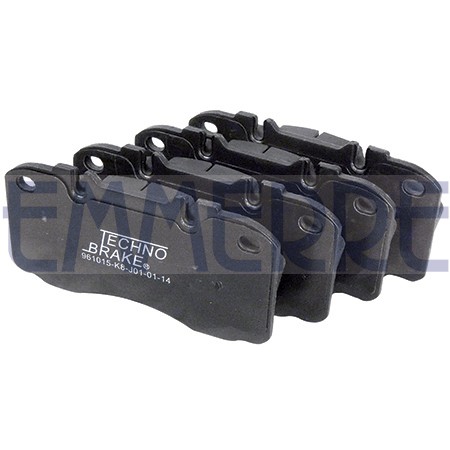 EM 961015 KLOCKI HAMULCOWE PRZÓD IVECO DAILY 06- BEZ CZUJNIKA