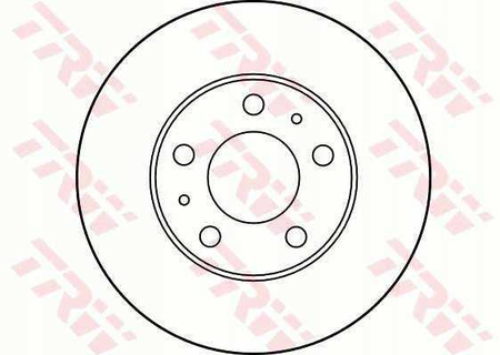 TRW DF2721 TARCZA HAM FIAT DUCATO 06> PRZÓD L/P