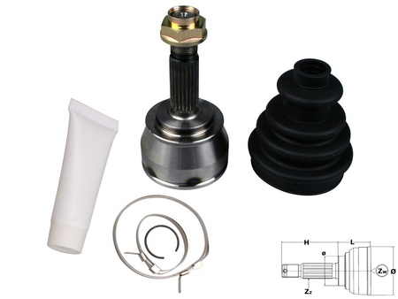 FT25065K PRZEGUB HOMOKIN FIAT DOBLO 00> ZEWN 1.2/1.4/1.6/1.3JTD/1.9D