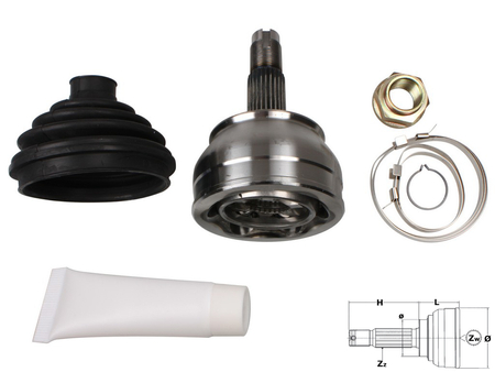 FT25041K PRZEGUB ZEWNĘTRZNY HOMOKIN ALFA 147 /156 00- 2.5V6 / JTD