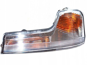 FT87333 KIERUNKOWSKAZ LUSTERKA PRAWY IVECO DAILY 14- BIAŁY WKŁADKA POMARŃCZ