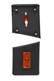 FT90935 LISTWA ZEWN FIAT DUCATO 06>/ 14> BOK SŁUPEK PR BLACK  OBRYS