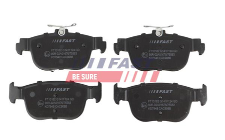 FT10182 KLOCKI HAM FORD TRANSIT CONNECT 22> TYŁ BEZ CZUJNIKA