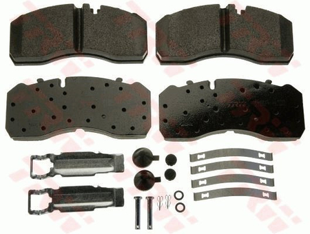 TRW GDB5072 KLOCKI HAM IVECO EUROCARGO PRZÓD/TYŁ