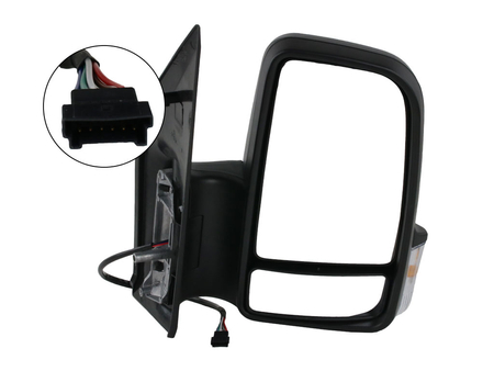 VCAMR123 LUSTERKO ELEKTR PRAWE KRÓTKIE SPRINTER 906 VW CRAFTER 06-