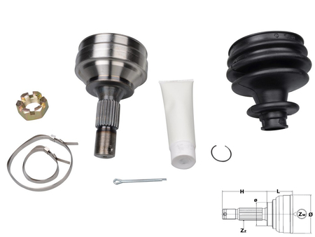 FT25089K PRZEGUB ZEWNĘTRZNY HOMOKIN CITROEN BERLINGO 08- 1.6 HDI