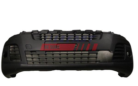 FT91101G ZDERZAK CITROEN JUMPY 16> PRZÓD CZARNY HALOGENY RADAR