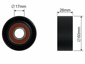 FT44535 ROLKA NAPINACZA PASKA MICRO-V CITROEN BERLINGO 96> 60X17X25.9