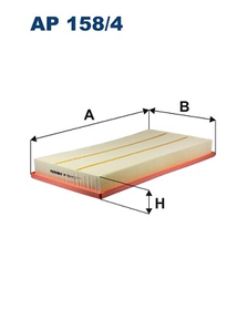 FIL AP 158/4 FILTR POWIETRZA MERCEDES SPRINTER 18- 907/910 2.1 516 CDI 4WD