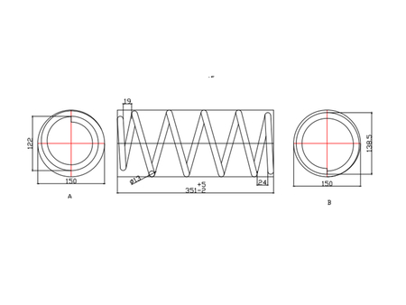 FT12227 SPRĘŻYNA ZAWIESZ RENAULT KANGOO 98> PRZÓD