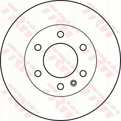 TRW DF4822S TARCZA HAMULCOWA PRZÓD L/P MERCEDES SPRINTER 06- 906