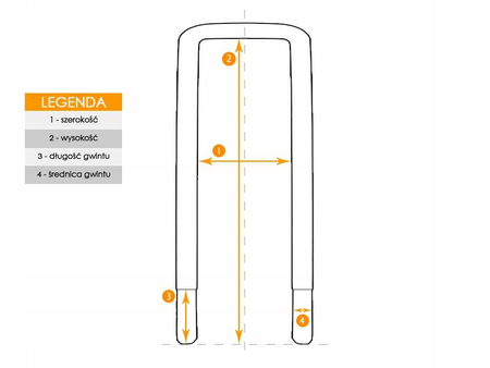 FT13364 STRZEMIĘ RESORA IVECO DAILY 06> M16X80X140 35S