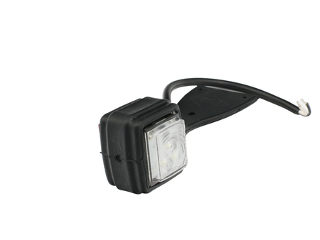 FT87363 LAMPA OBRYSOWA LEWA LED FIAT DUCATO 06- 14- BIAŁO-CZERWONA TRUCK  KWADRAT