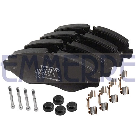 KLOCKI HAM IVECO DAILY 06> PRZÓD BEZ CZUJNIKA 35C14/C16/C18