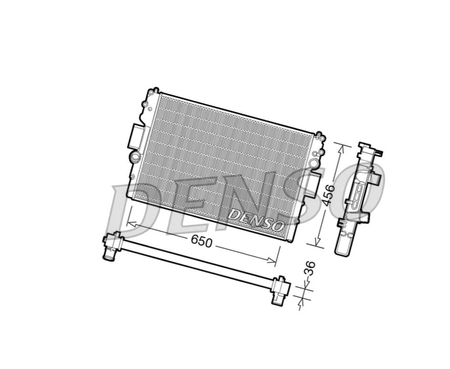 DNS DRM12007 CHŁODNICA IVECO DAILY 06- 3.0 JTD