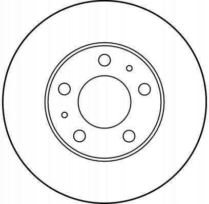 TRW DF2721 TARCZA HAM FIAT DUCATO 06> PRZÓD L/P