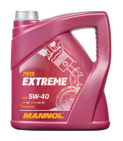 OLEJ SILNIKOWY -  5W40 MANNOL EXTREME 4L