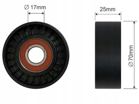FT44551 NAPINACZ PASKA ROLKA MICRO-V IVECO DAILY 06- 3.0