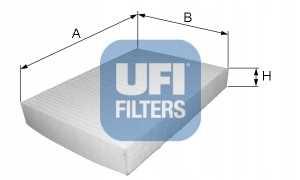 UFI 53.161.00 FILTR KABINOWY IVECO DAILY 06>