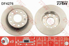 TRW DF4276 TARCZA HAMULCOWA TYŁ L/P VW CADDY