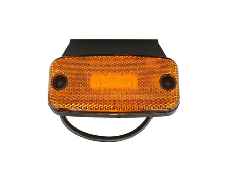 LAMPA OBRYSOWA  POMARAŃCZOWA LED FIAT DUCATO 06-/14-  Z UCHWYTEM