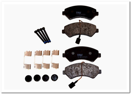 TRW GDB1982 KLOCKI HAMULCOWE PRZÓD FIAT DUCATO 06-