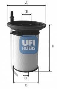UFI 26.053.00 FILTR PALIWA CITROEN JUMPER 06> 2.0 HDI
