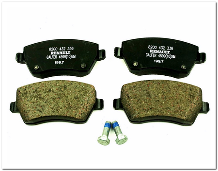 410608481R KLOCKI HAMULCOWE PRZÓD RENAULT KANGOO CLIO MODUS