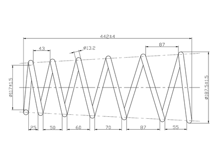 FT12229 SPRĘŻYNA ZAWIESZENIA PRZÓD FIAT DOBLO 00-
