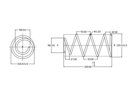 FT12237 SPRĘŻYNA ZAWIESZ FIAT CINQUE / SEICENTO PRZÓD