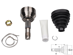 FT25079K PRZEGUB NAPĘDOWY ZEWNĘTRZNY HOMOKIN FIAT DUCATO 06- 11Q