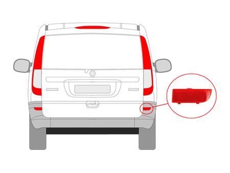 ODBLASK PRAWY TYŁ MERCEDES VITO 03- W639