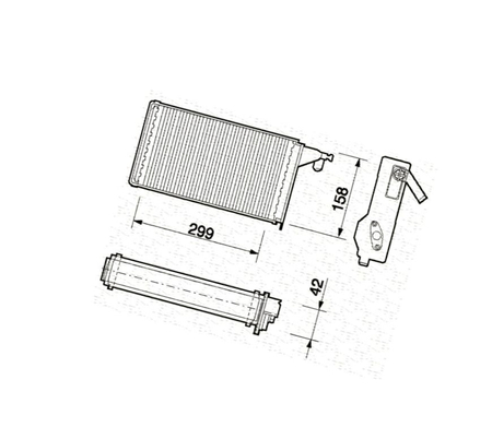 MM BR062 NAGRZEWNICA FIAT BRAVA/BRAVO 95- 1.9 JTD