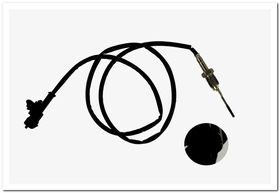 5801850665 CZUJNIK TEMPERATURY SPALIN FILTR DPF IVECO DAILY 14- CZARNY 2.3/3.0JTD